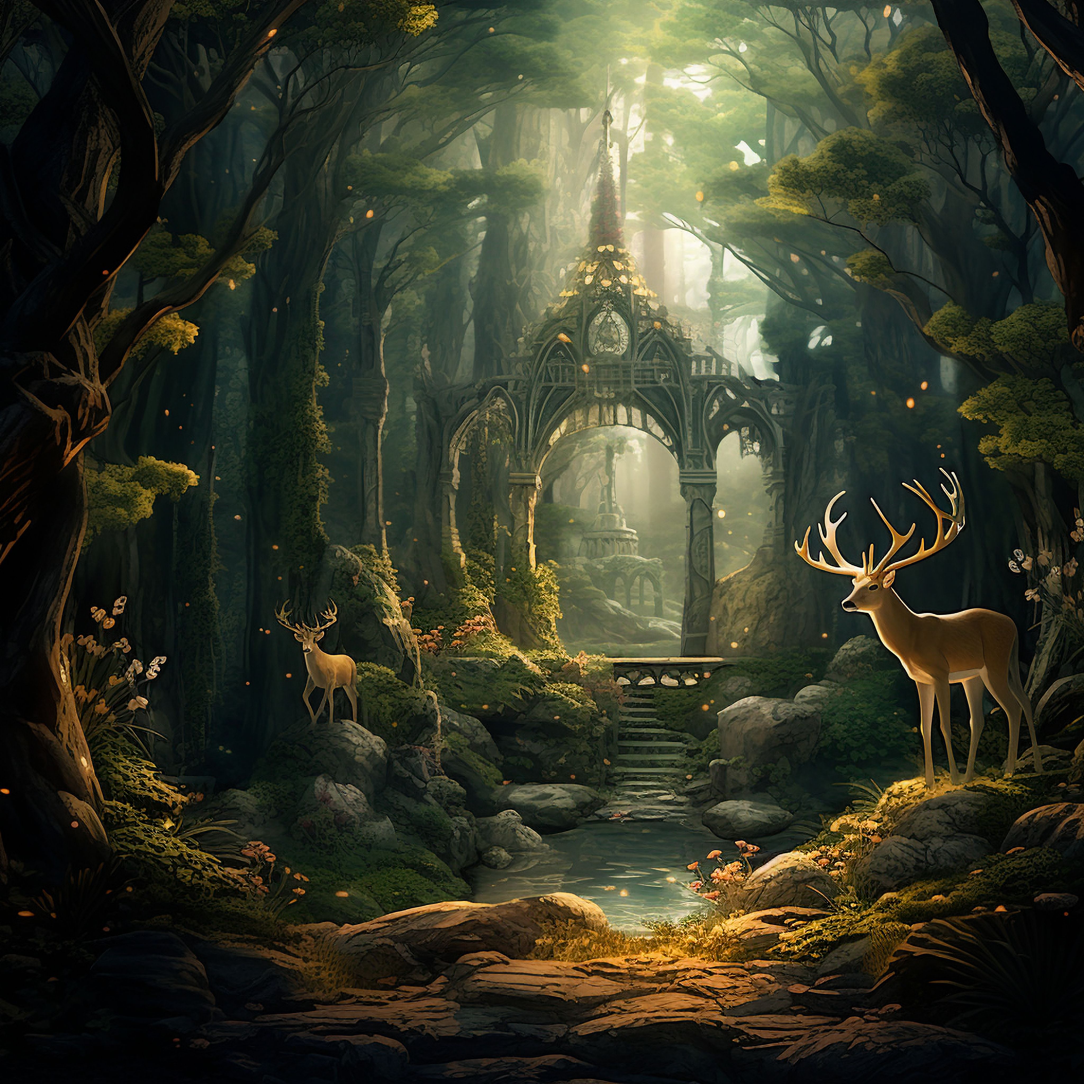 Magical Forest - Deer