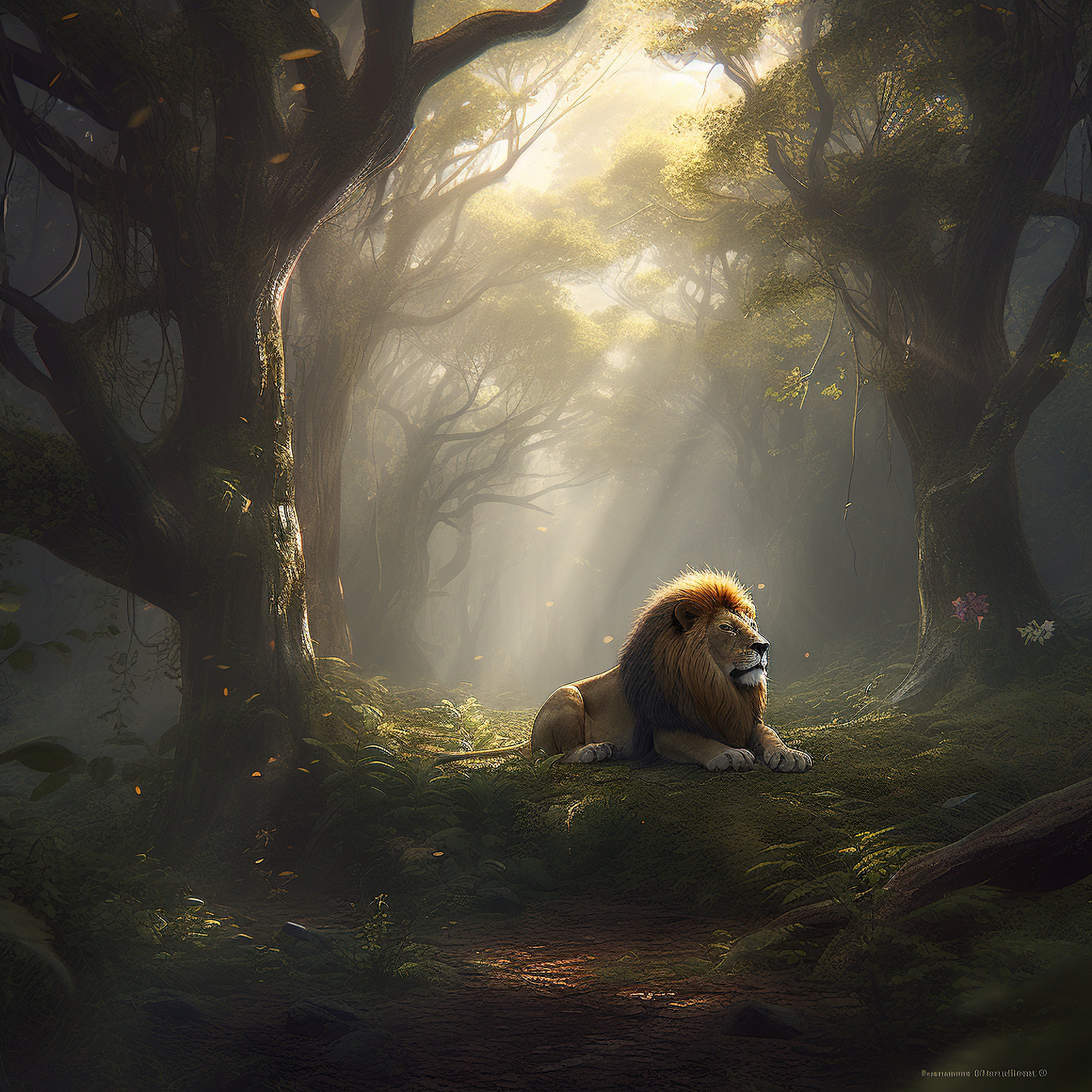 Magical Forest - Lion3